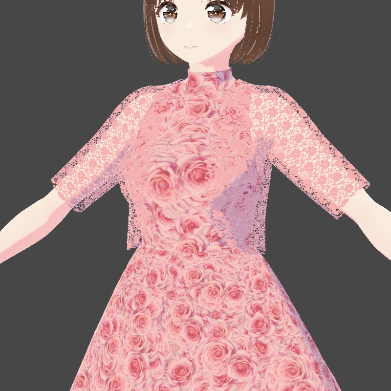 ワンピース5色・ボレロ7色 VRoid用 vroidcustomitem セット