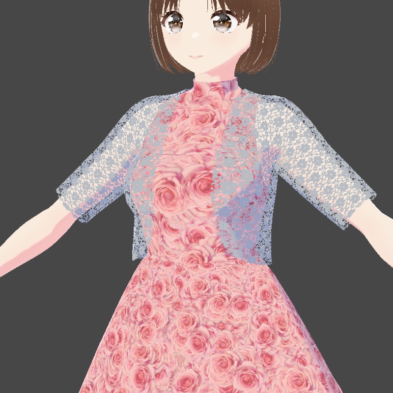 ワンピース5色・ボレロ7色 VRoid用 vroidcustomitem セット