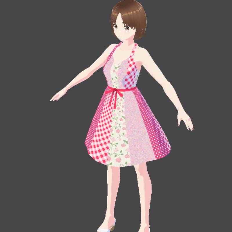 ワンピース　VRoid用　vroidcustomitem　4色セット
