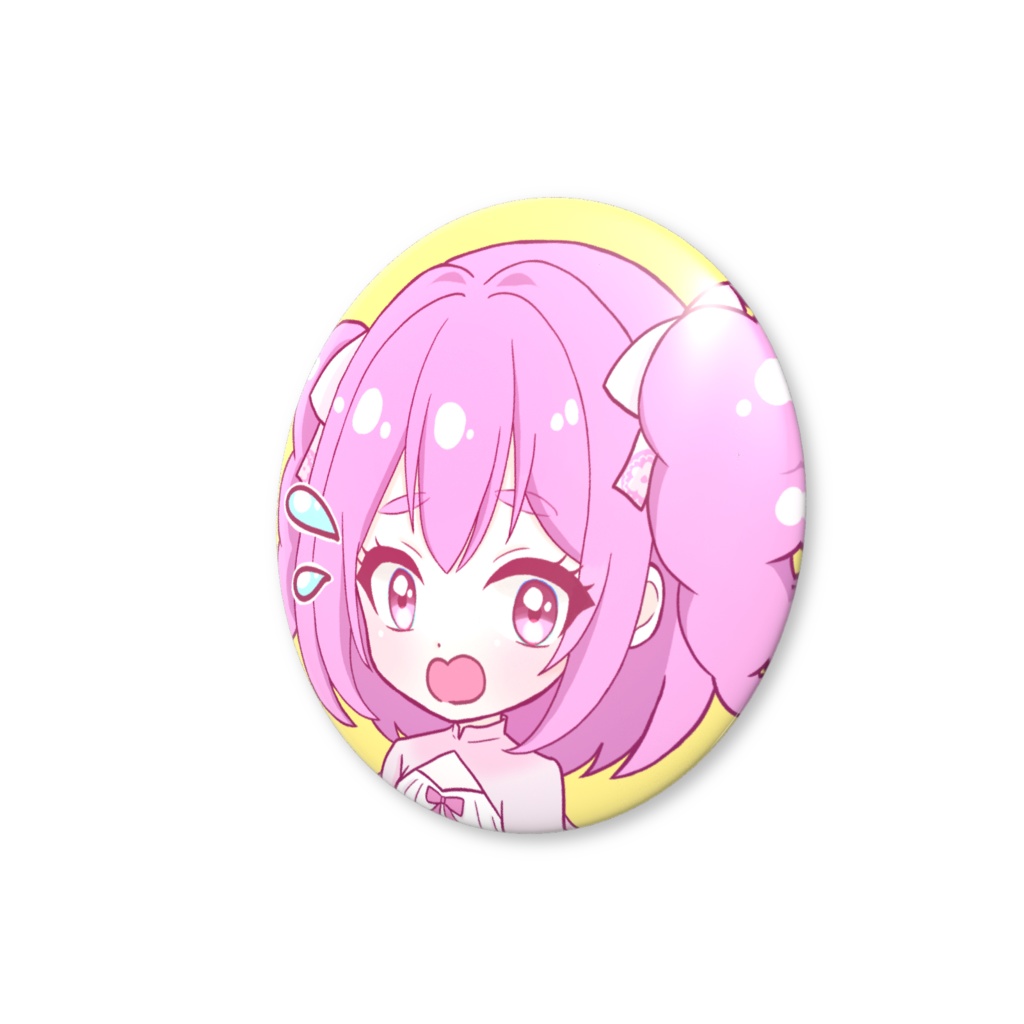 あわあわしいら缶バッジ