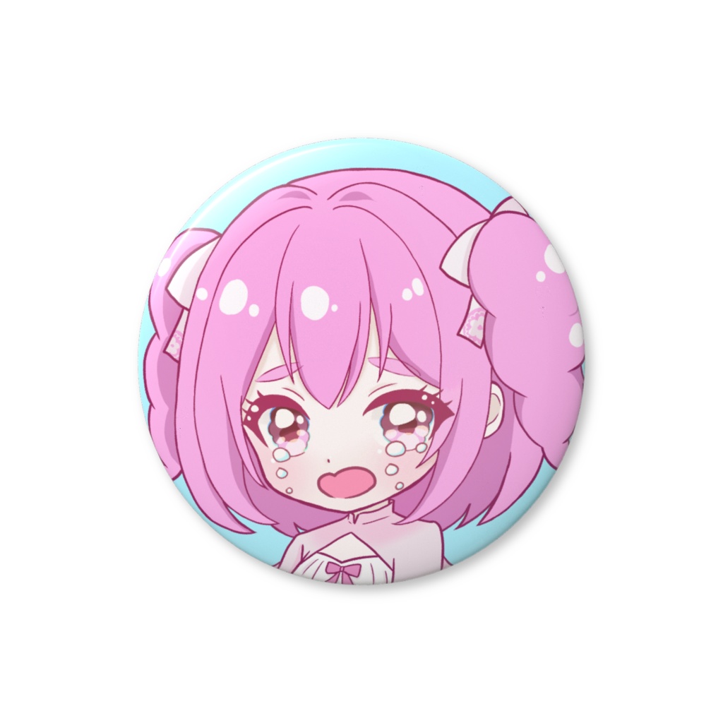 しくしくしいら缶バッジ