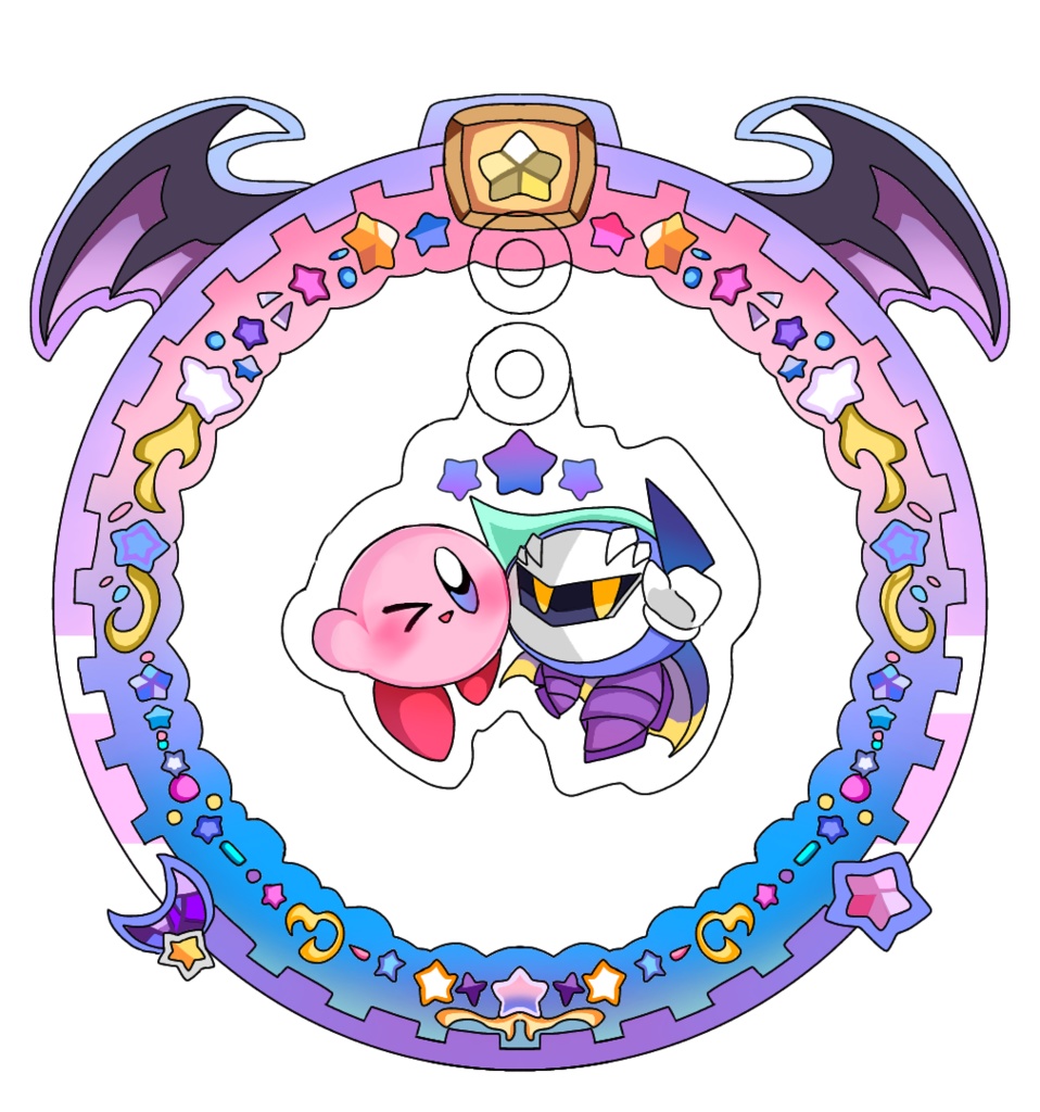 ゆらゆらアクリルキーホルダー
