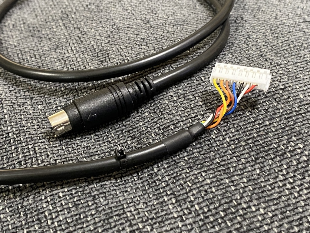 X68000 compactキーボード用 交換ケーブル LITE