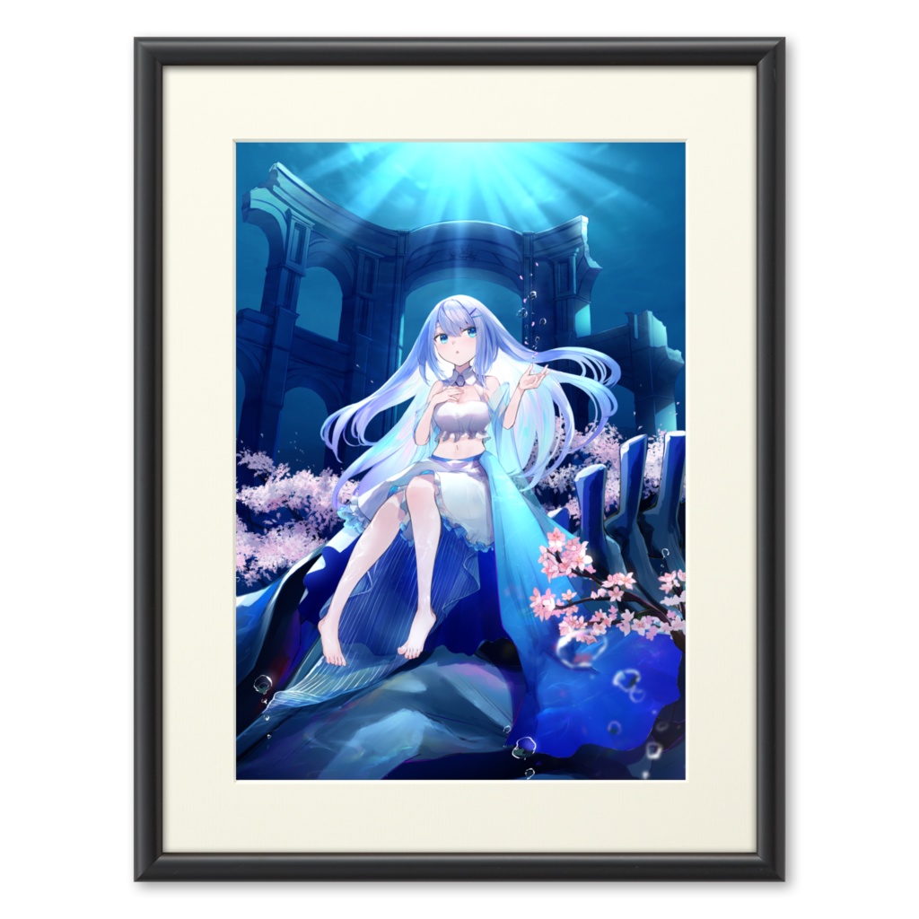 複製画(プリモアート)【52Hzの歌姫】
