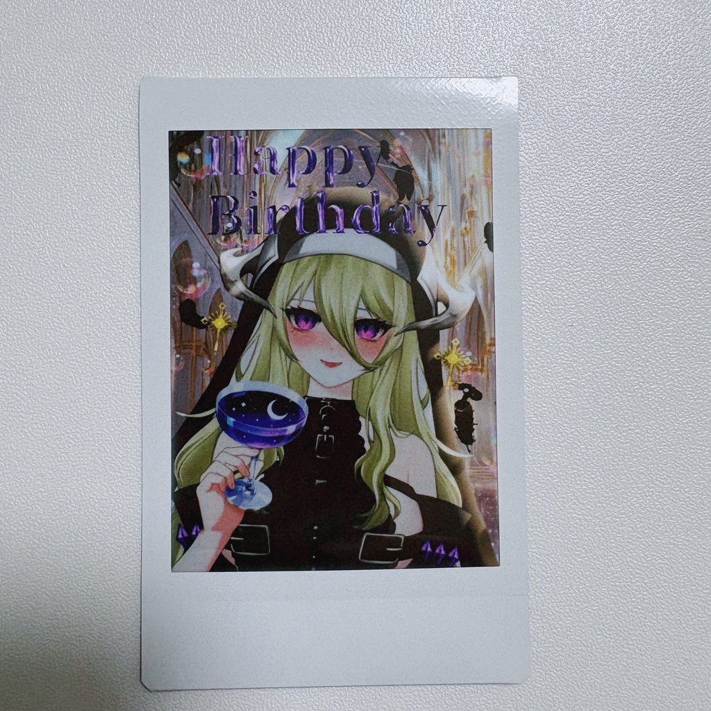 直筆サイン入りチェキ(誕生日バージョン)✝️