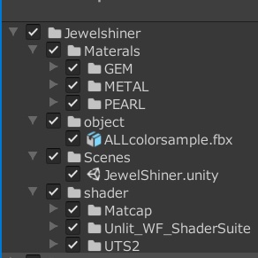 【VRchat想定】マテリアル40種セット 宝石・貴金属・パール Unity用