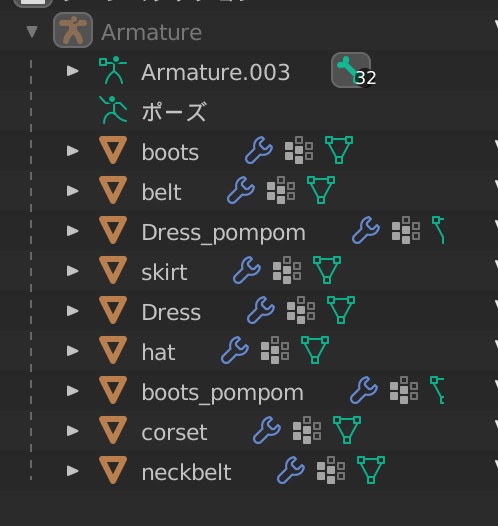 【VRchat想定】サンタコスチューム 衣装セット【ソレイル専用】