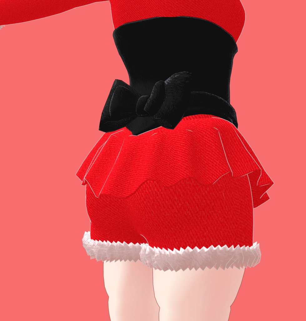 【VRchat想定】サンタコスチューム 衣装セット【ソレイル専用】