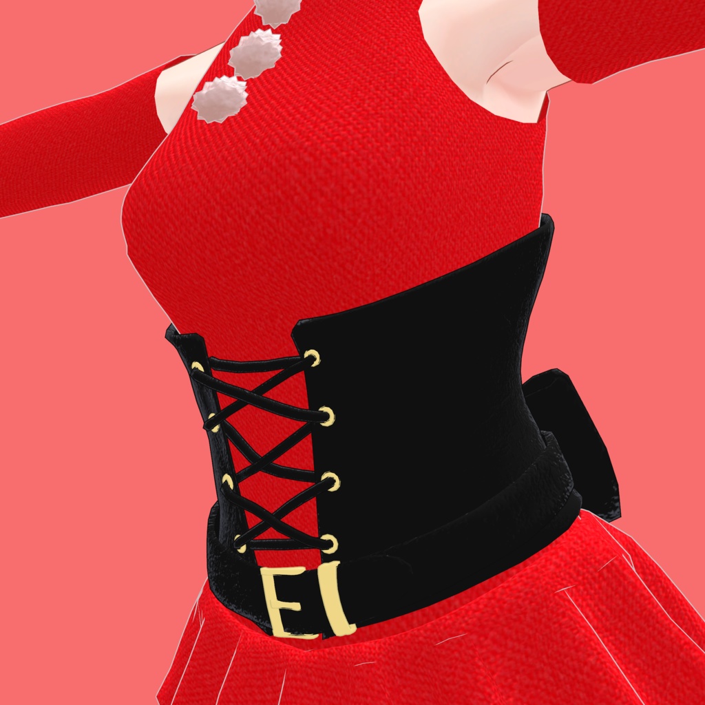 【VRchat想定】サンタコスチューム 衣装セット【舞夜専用】