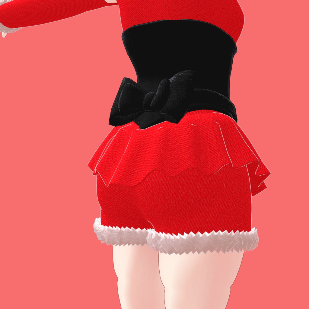 【VRchat想定】サンタコスチューム 衣装セット【舞夜専用】