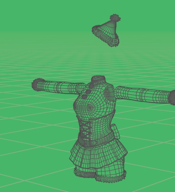 【VRchat想定】サンタコスチューム 衣装セット【舞夜専用】