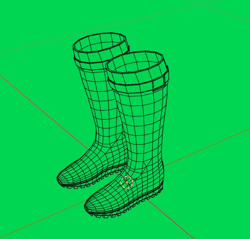 【VRchat想定】ベルト付きカジュアルブーツ【舞夜・チセ・ソレイル専用】