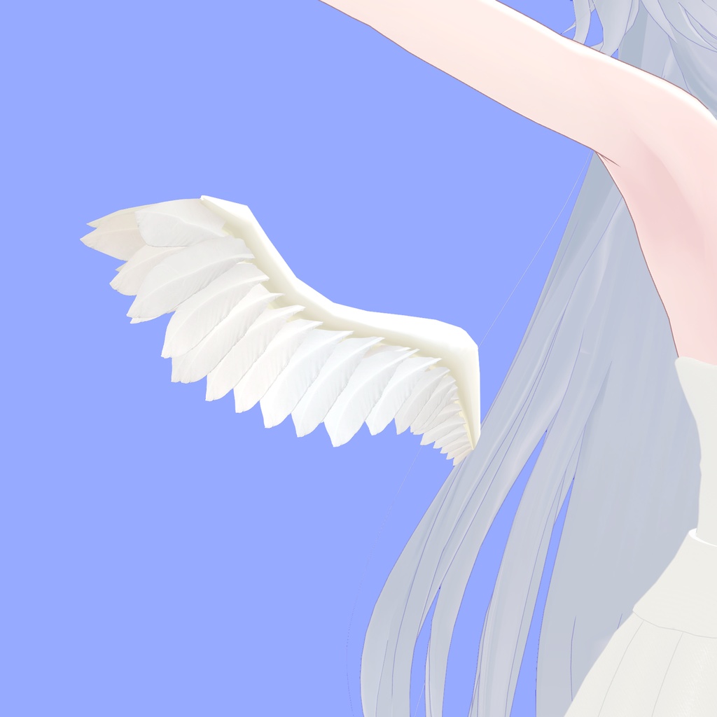 【VRchat想定・PB】 天使コスチュームセット 【舞夜専用】【physbone】