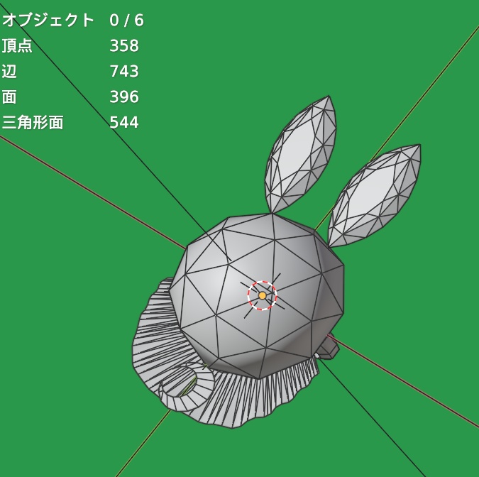 【VRchat想定・汎用】指輪 レースフリル付きうさぎのリング Ring051