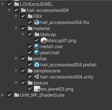 【VRchat想定・無料】着物用・水引のシンプルかんざし hair-accessories004