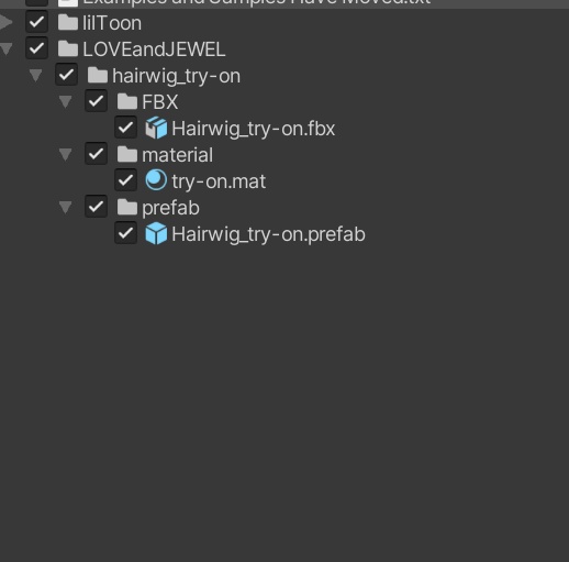 【VRchat想定・汎用】試着用ウイッグベース シェイプキー入り