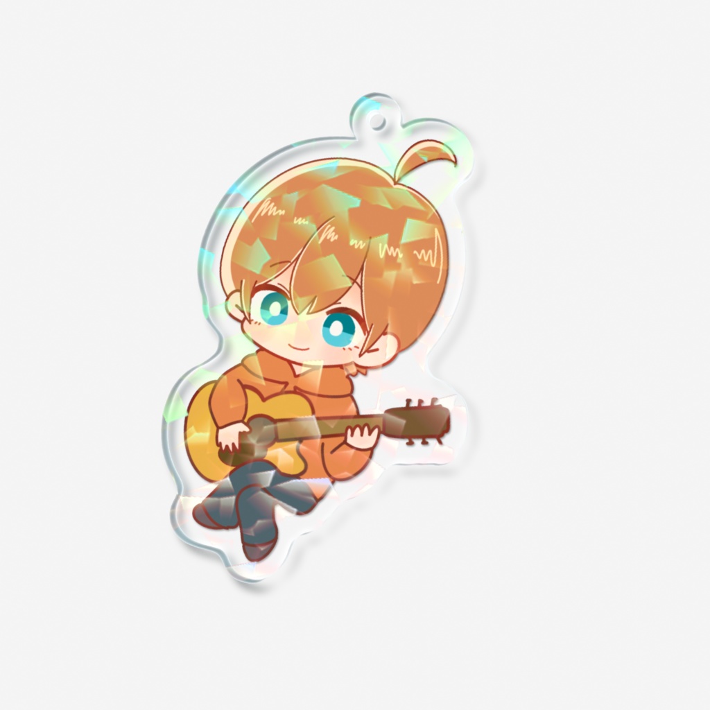 ギター弾きのやーぽんキーホルダー