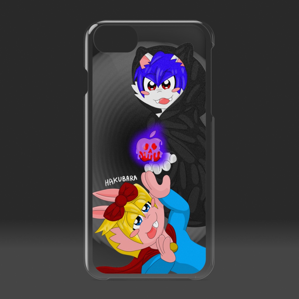 毒アップル「Poison Apple」-クリアiPhoneケース