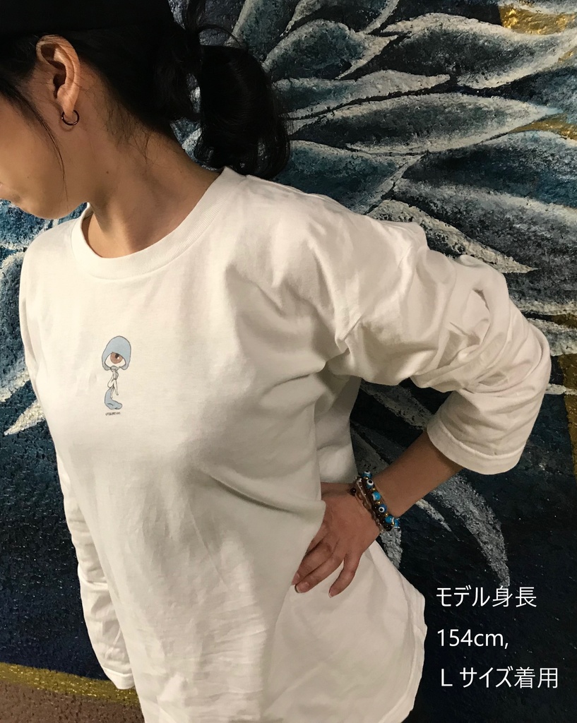 うつろちゃんキャラTシャツ(水色)