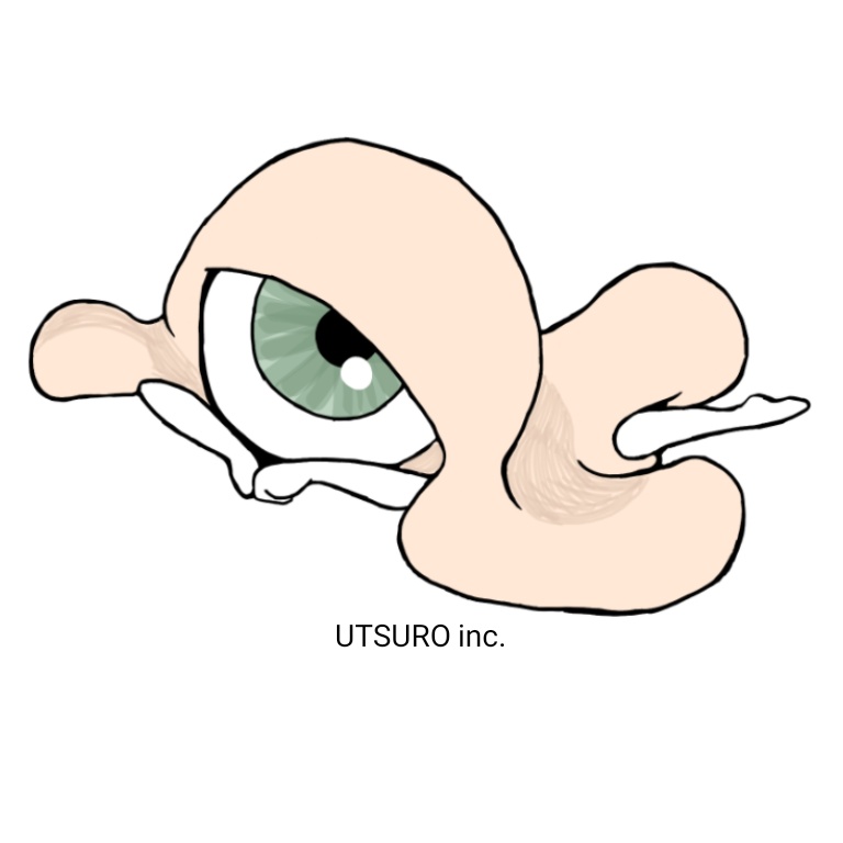 うつろちゃんキャラTシャツ(ベージュ)