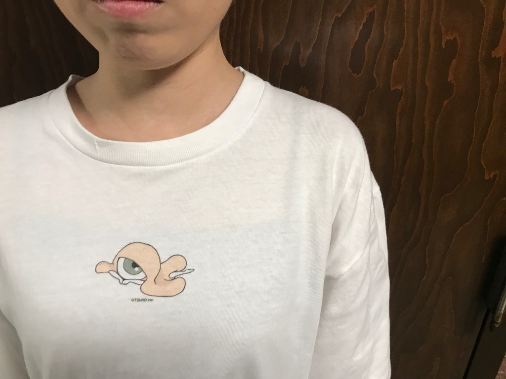 うつろちゃんキャラTシャツ(ベージュ)