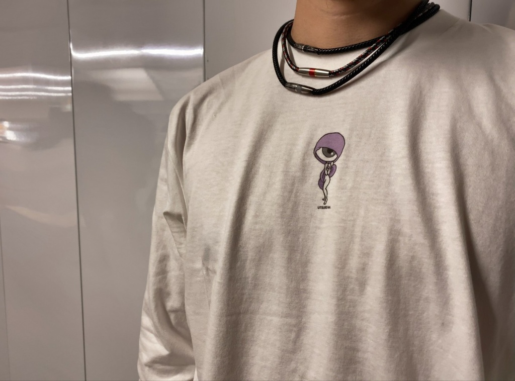 うつろちゃんキャラTシャツ(ラベンダー)