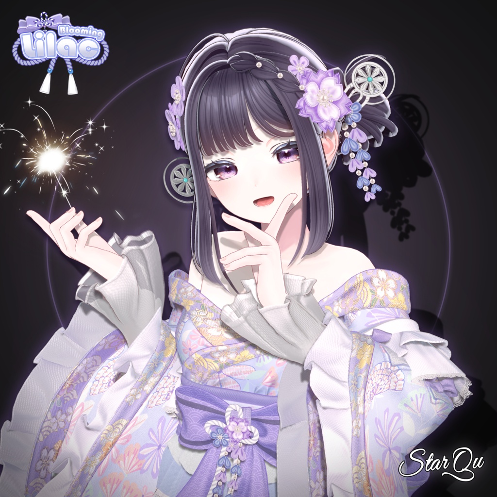 Blooming Lilac Hair『19アバター対応』