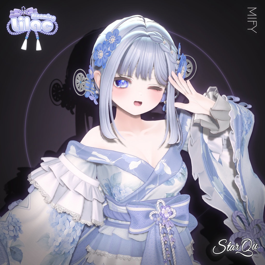 Blooming Lilac Hair『19アバター対応』
