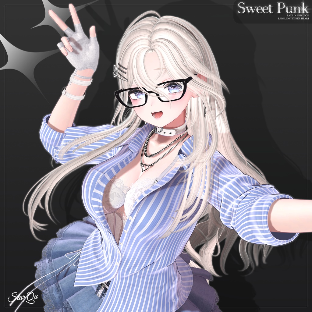 Sweet Punk Hair『20アバター対応』