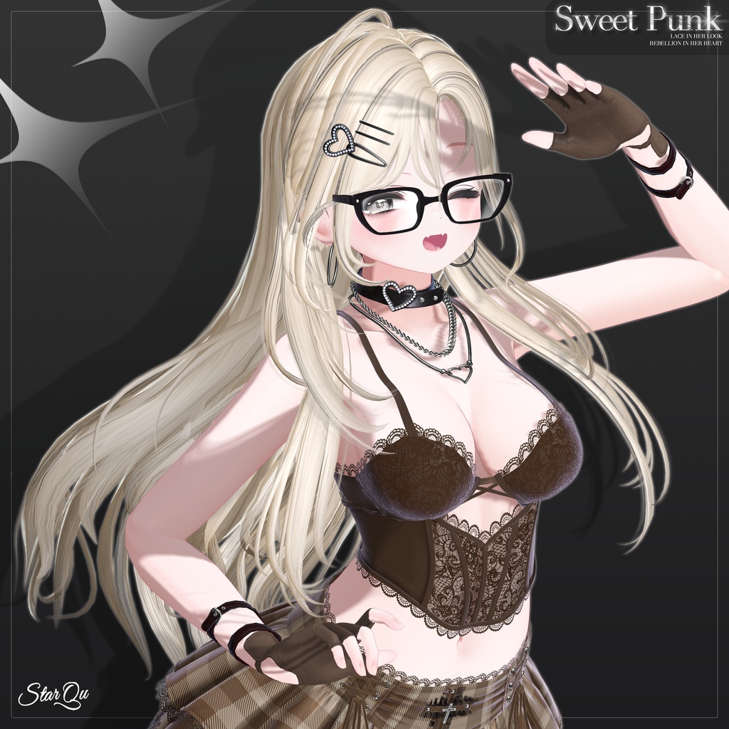 Sweet Punk Hair『20アバター対応』