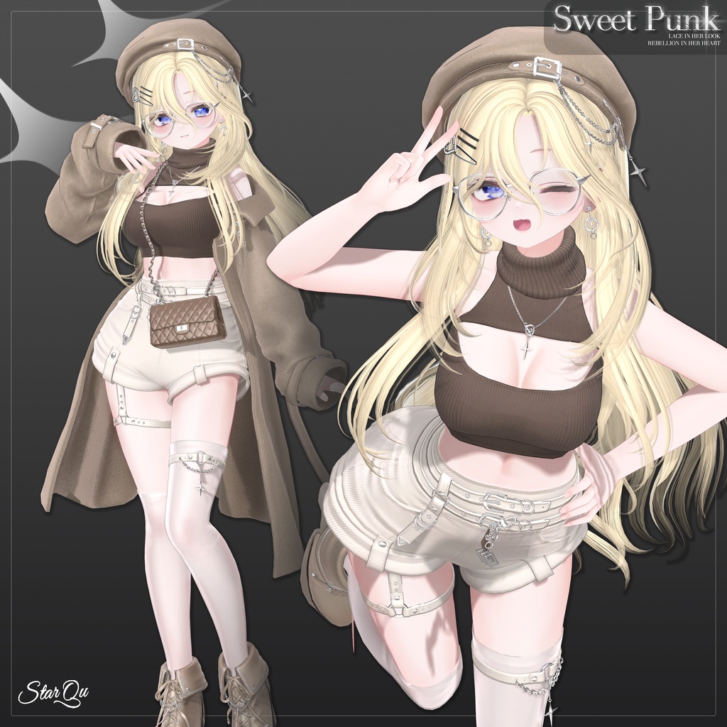 Sweet Punk Hair『20アバター対応』
