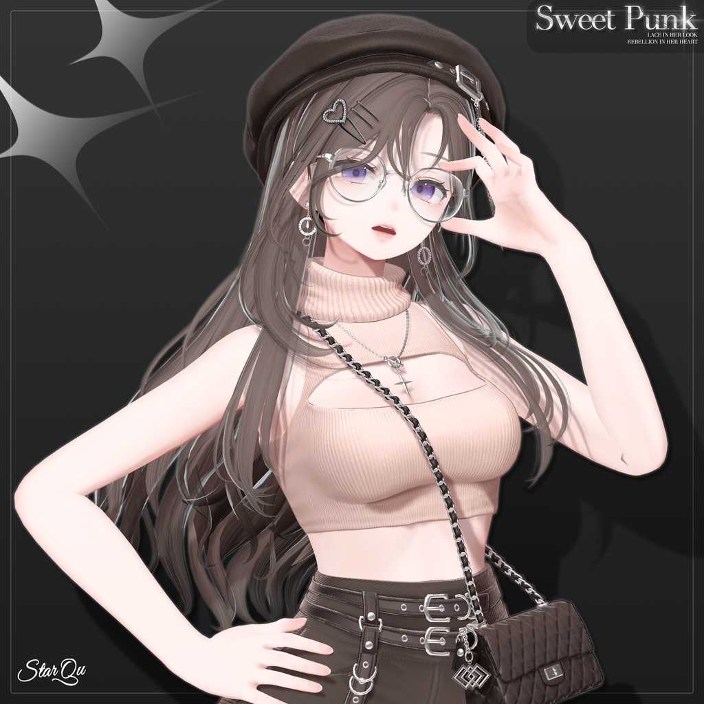 Sweet Punk Hair『20アバター対応』