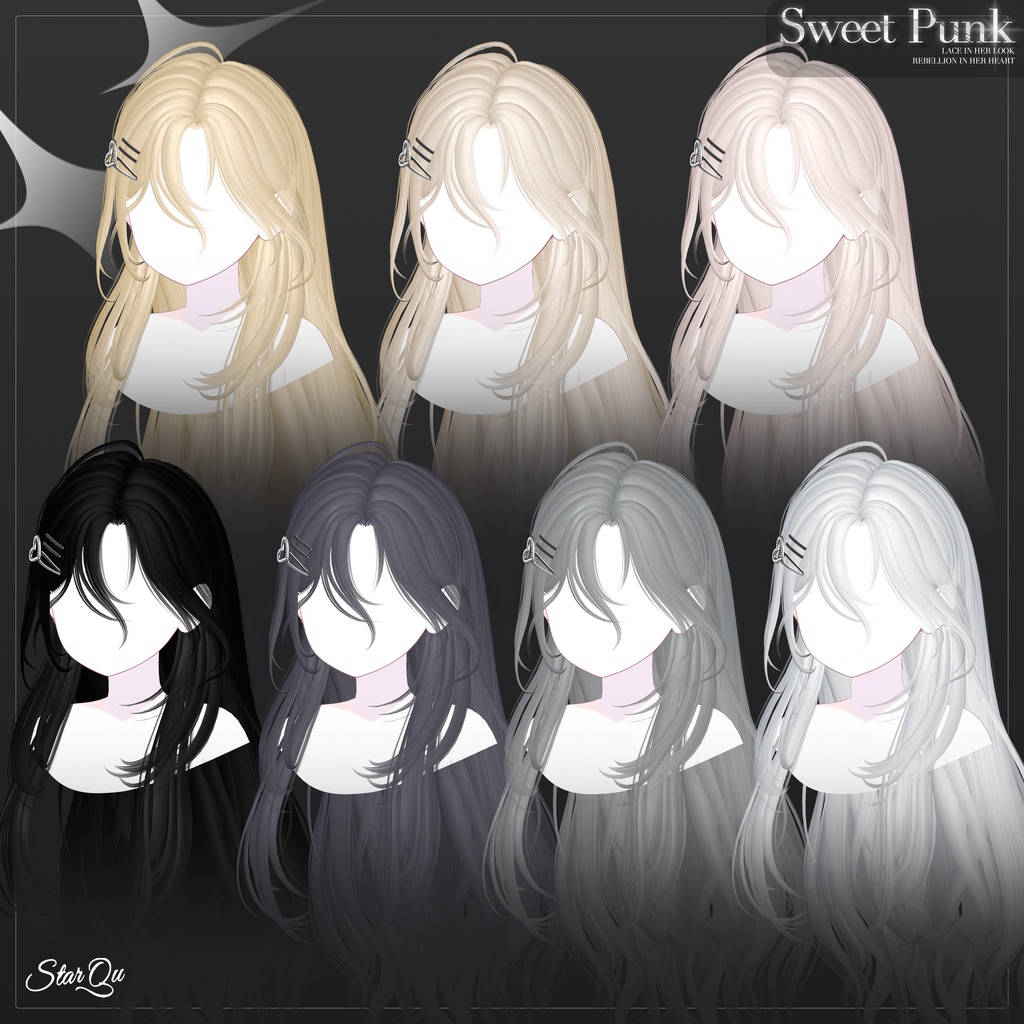Sweet Punk Hair『20アバター対応』