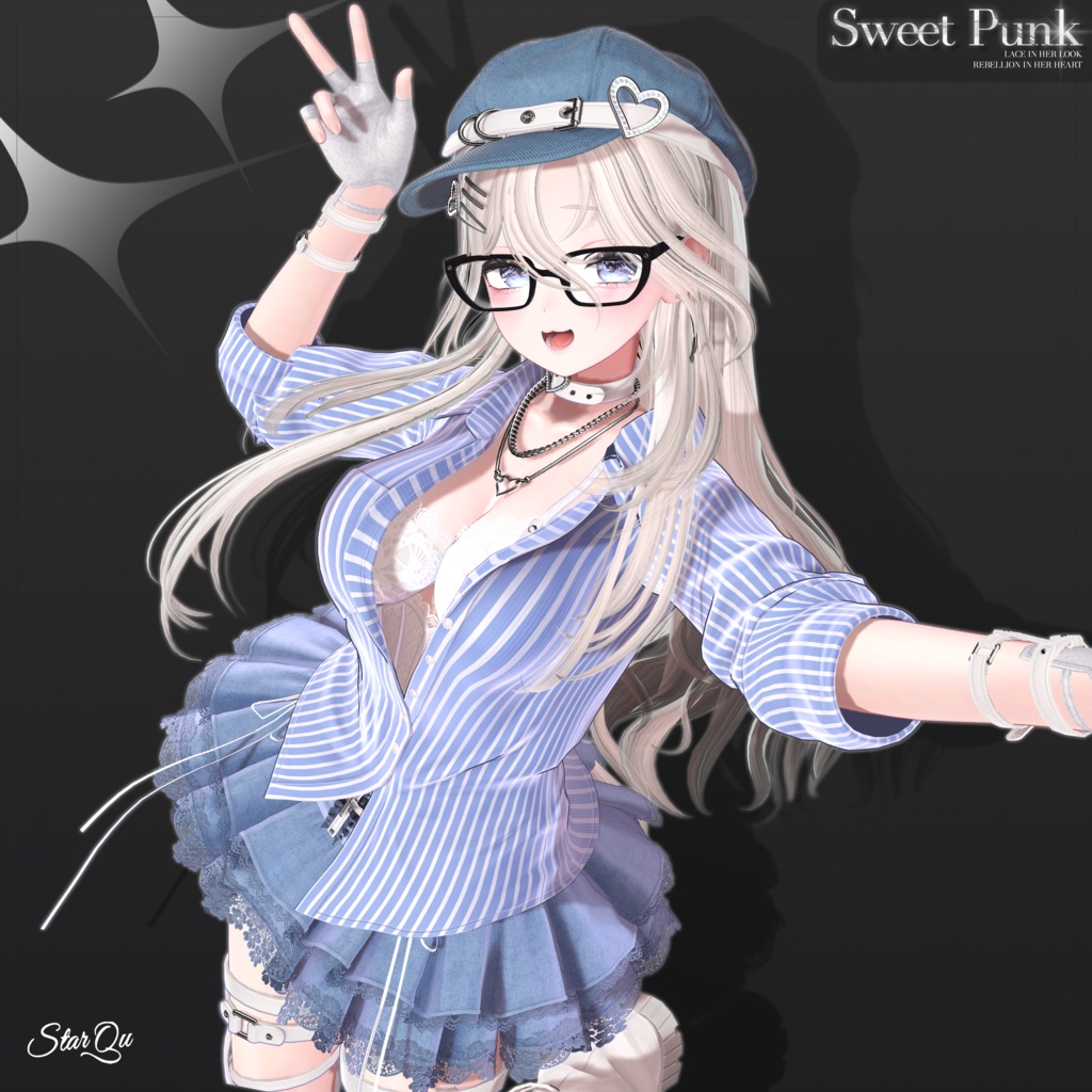 Sweet Punk Hair『20アバター対応』