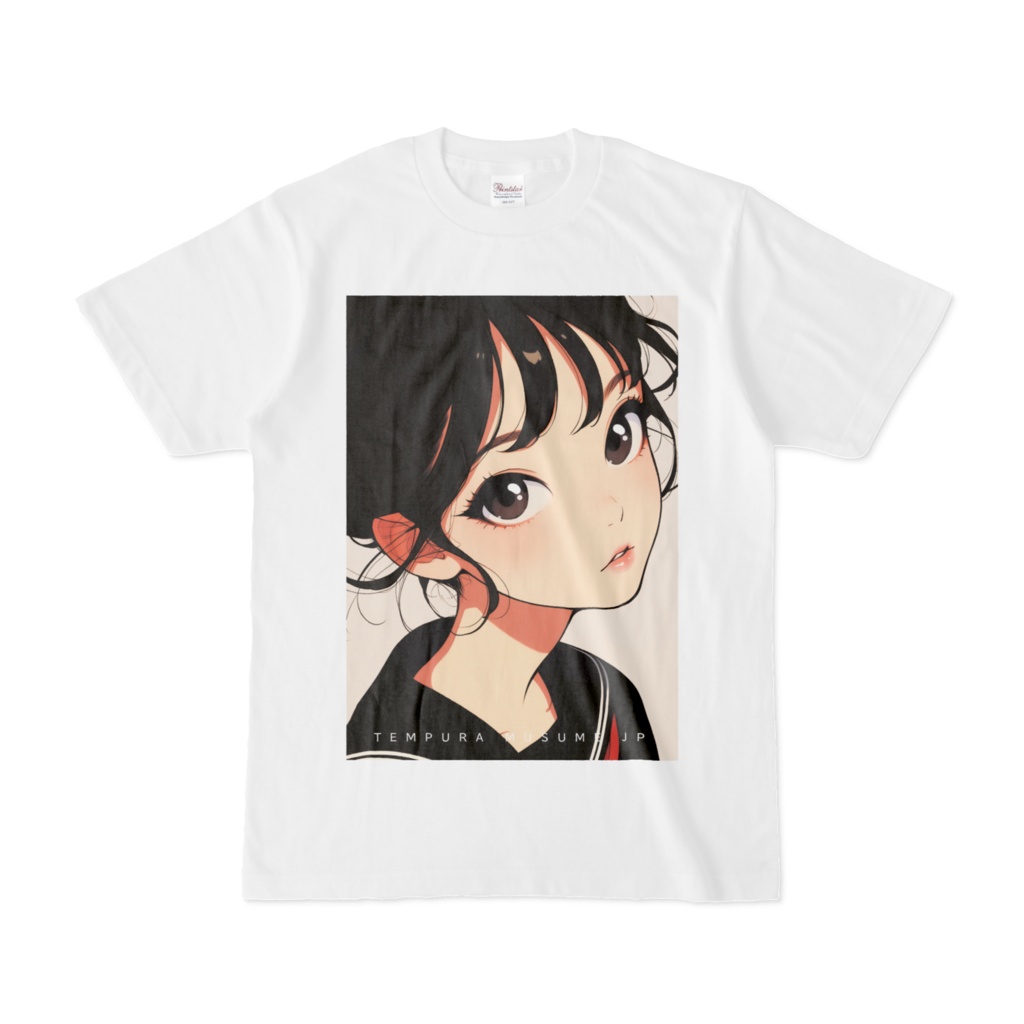 てんぷら娘【 Tシャツ：セーラー服の娘】