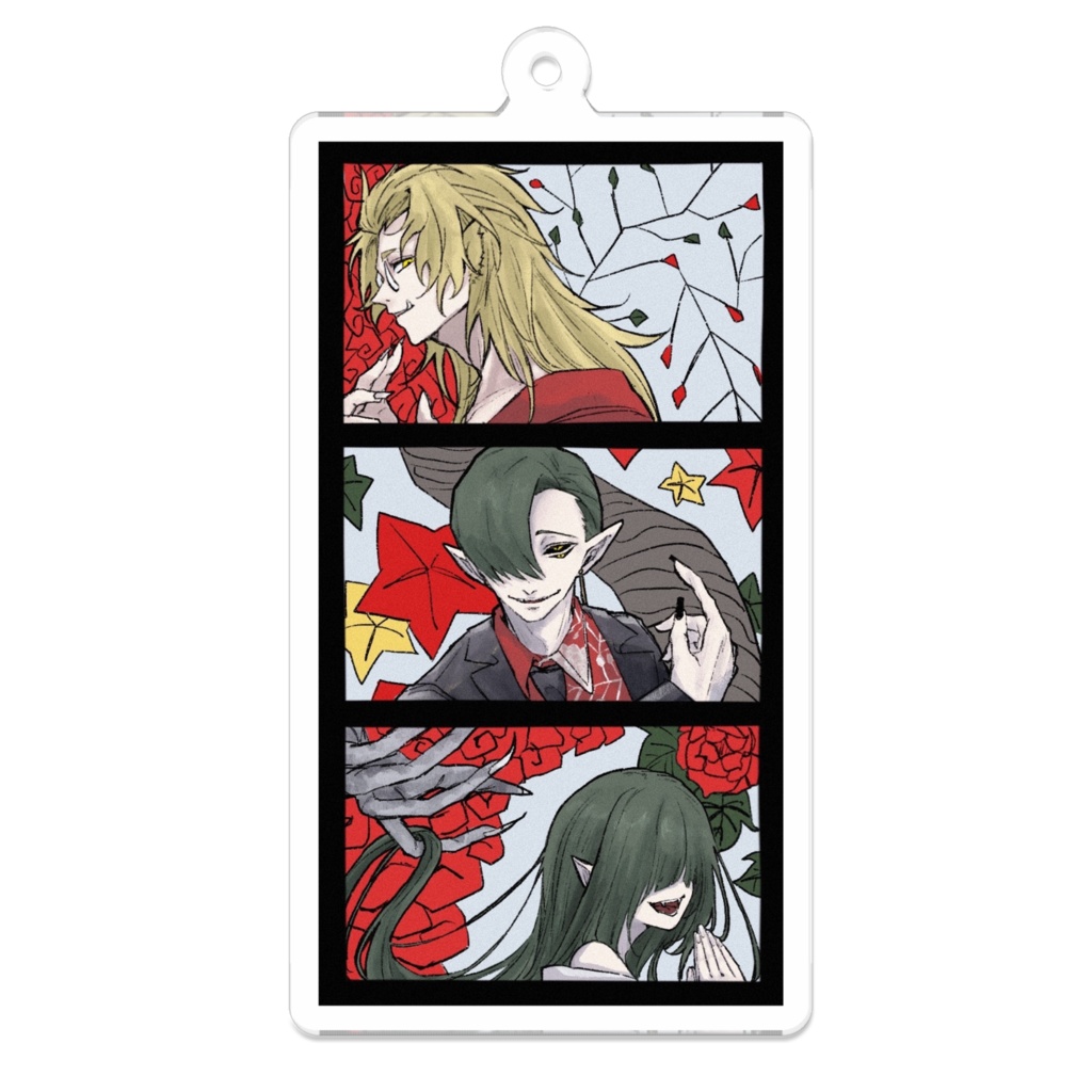 猪鹿蝶 アクキー