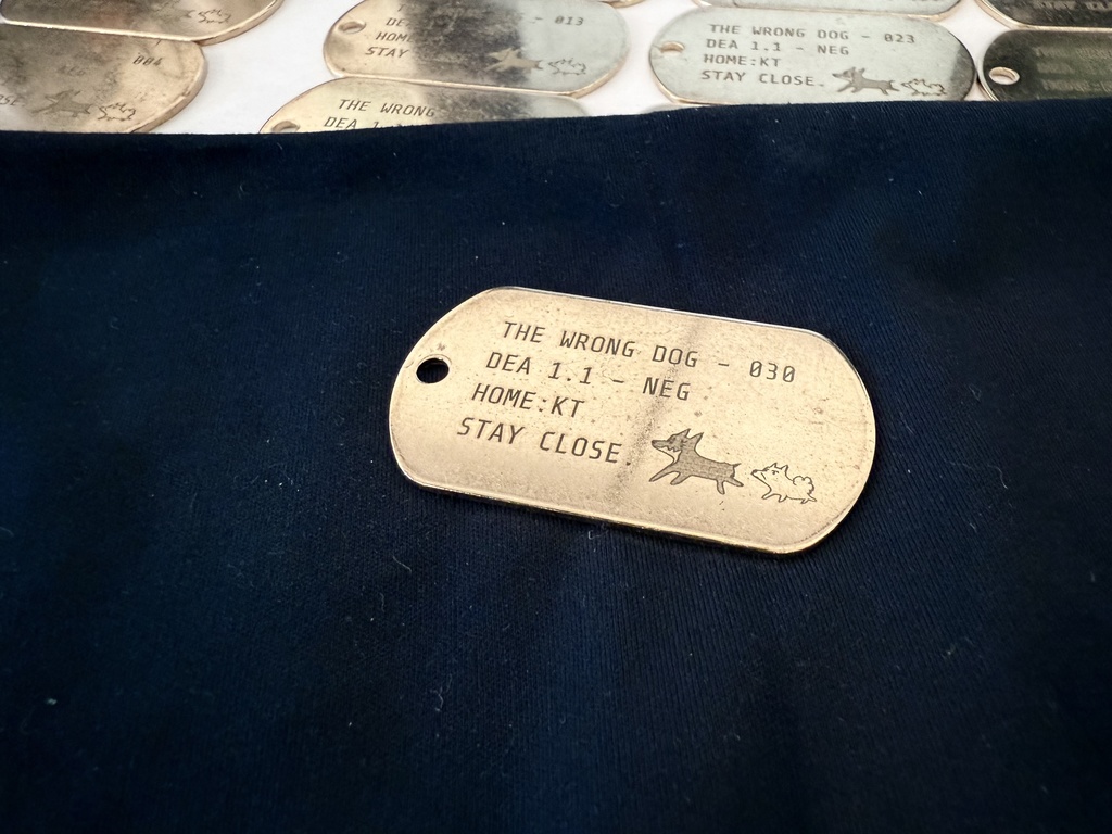 The Wrong Dog Brass Tag(10/11 20:00入荷予定)