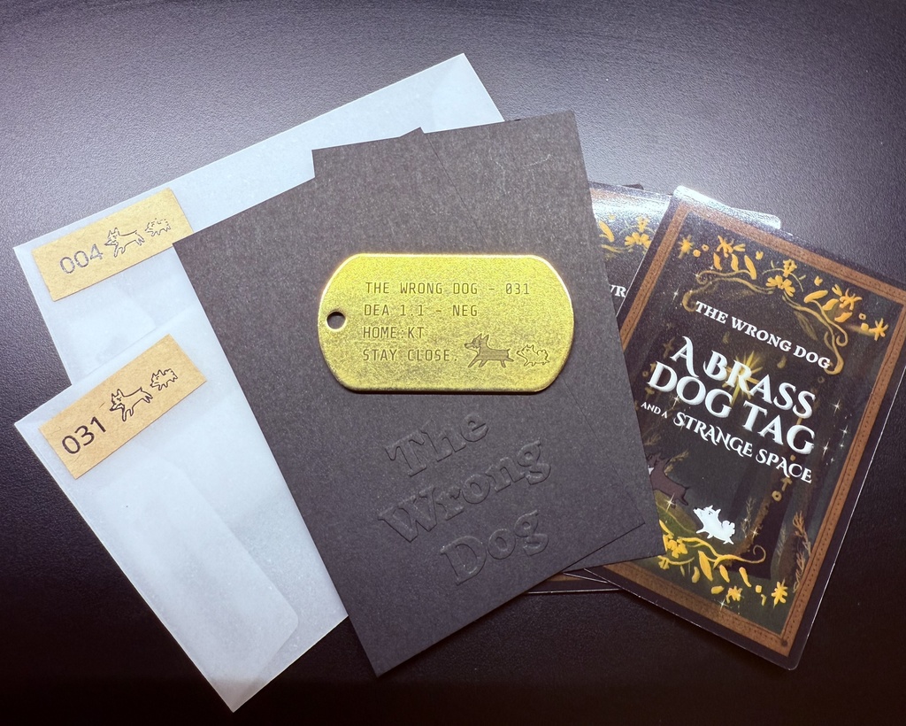 The Wrong Dog Brass Tag(10/11 20:00入荷予定)