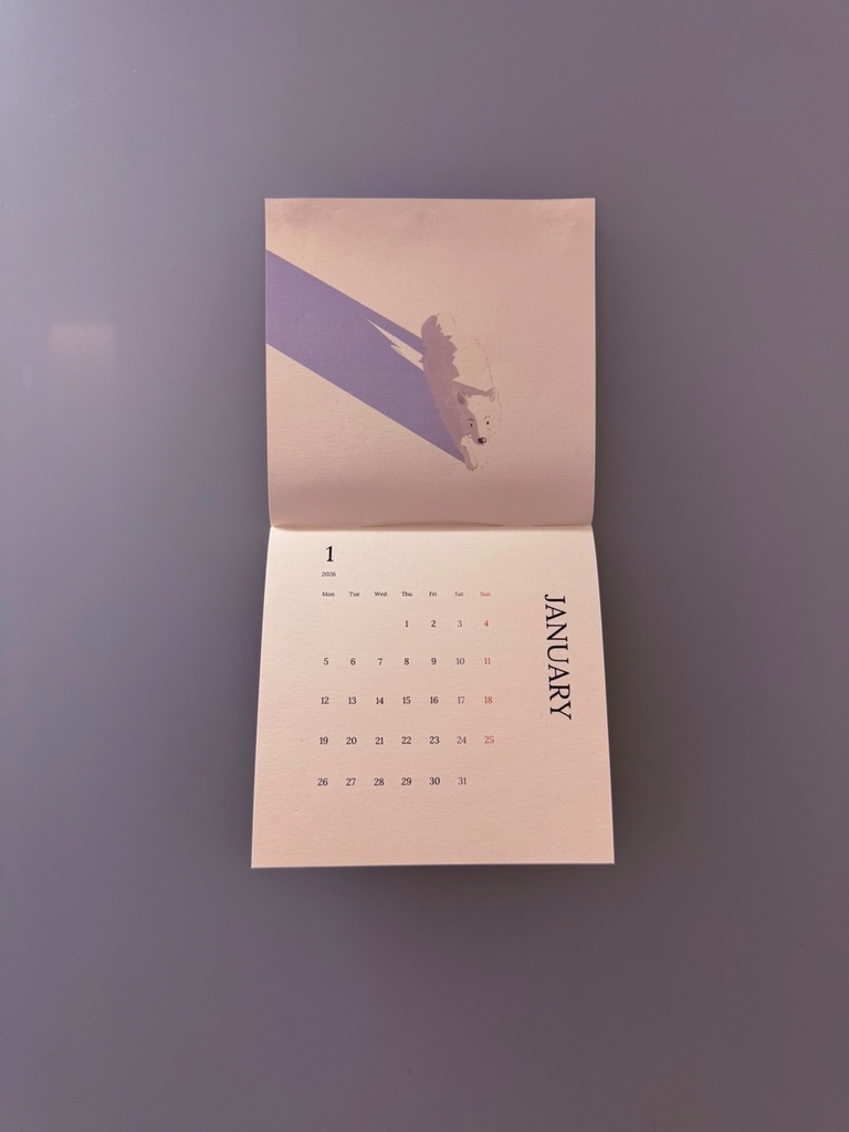 The Wrong Dog犬違い2026カレンダー