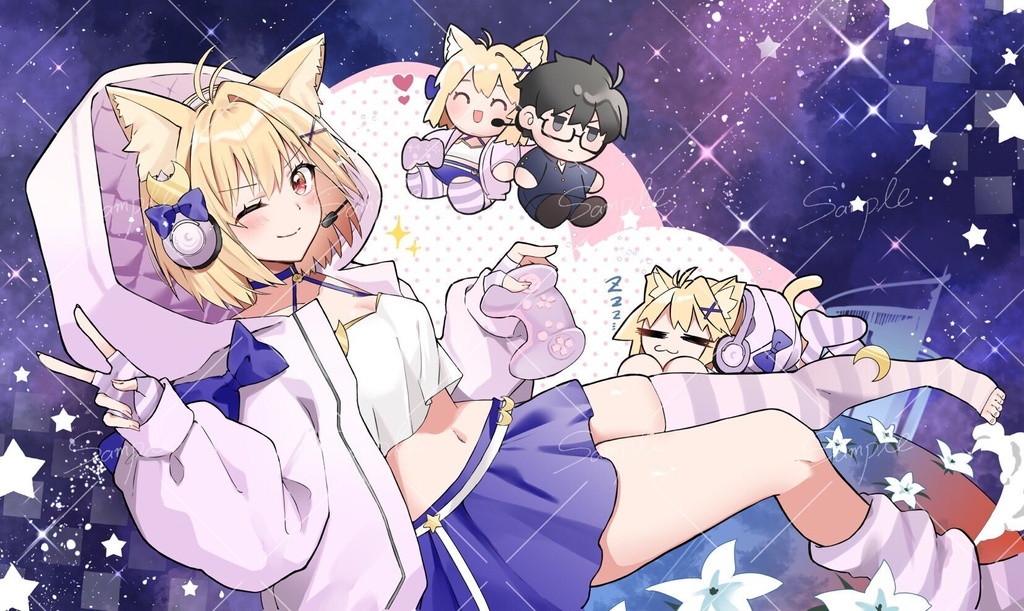 スペース・ファンタズムーンV プレイマット