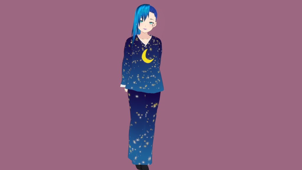 Cute Moon and Stars Pajama Set Vroid