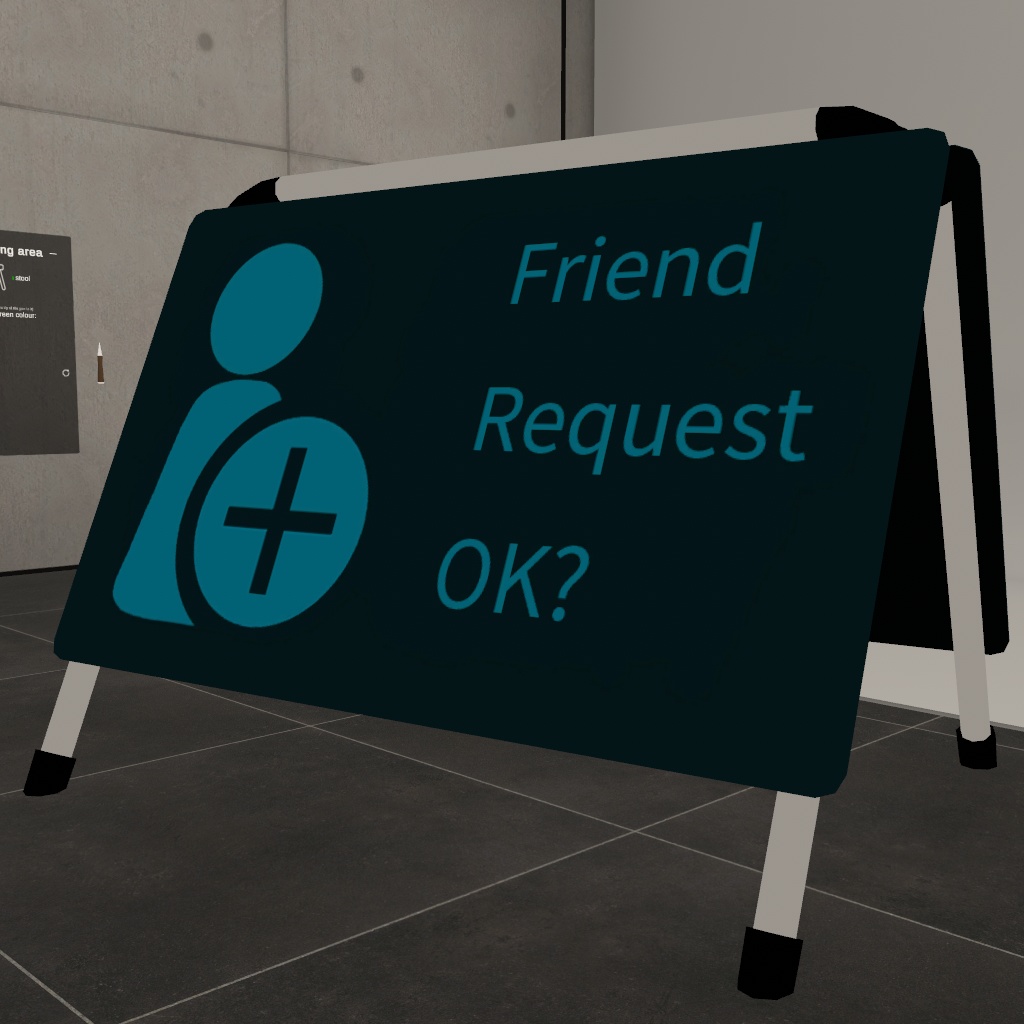 【VRChat】看板アバター