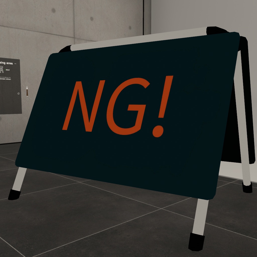 【VRChat】看板アバター