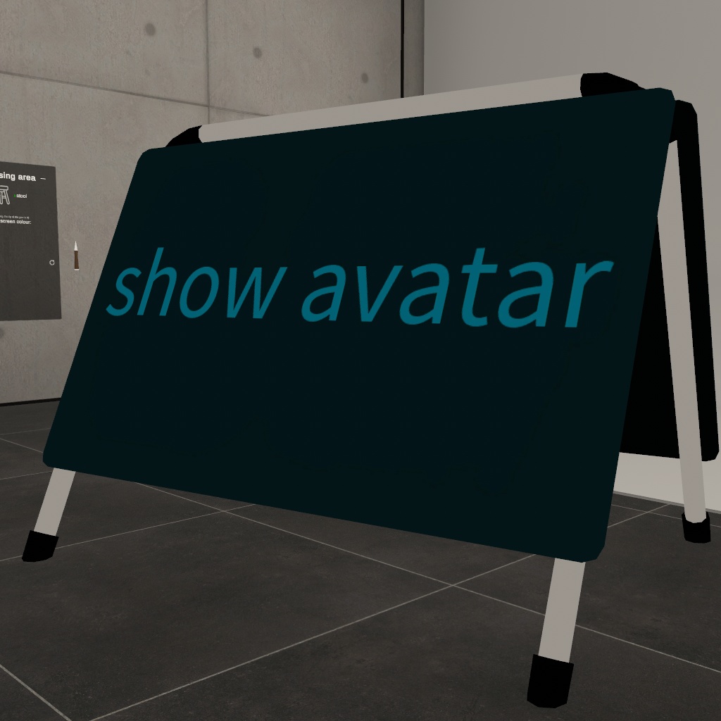 【VRChat】看板アバター