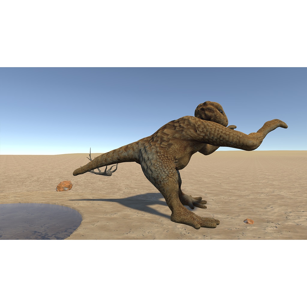 【オリジナル3Dモデル】トカゲの亜人Scaledian(スケイルディアン)