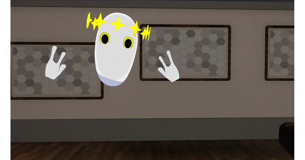 【オリジナル3Dモデル】恥ずかしがりのオバケちゃん