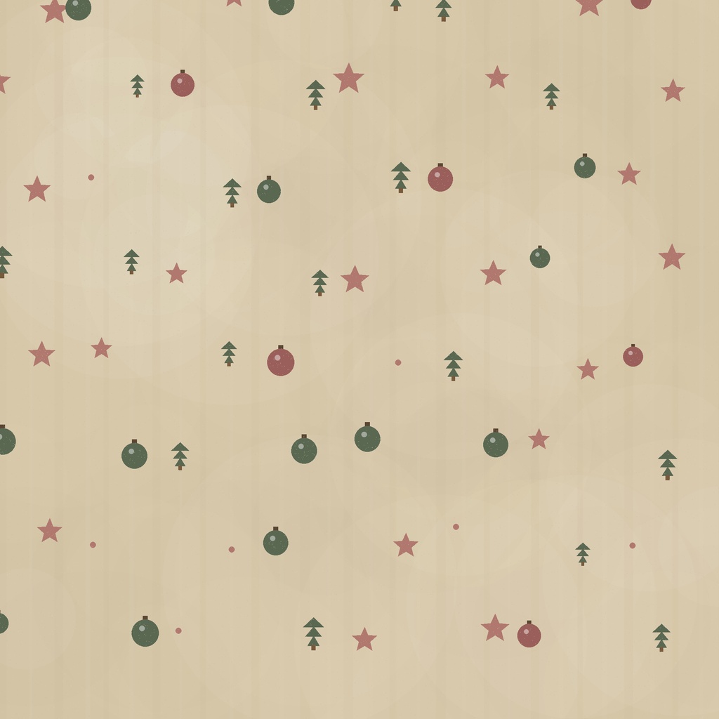 クリスマス*もみの木と星とオーナメントのデジタルペーパー 3枚セット
