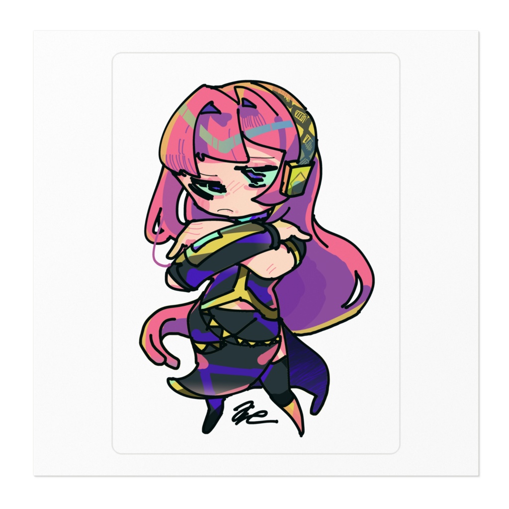 巡音ルカ待ちぼうけステッカー