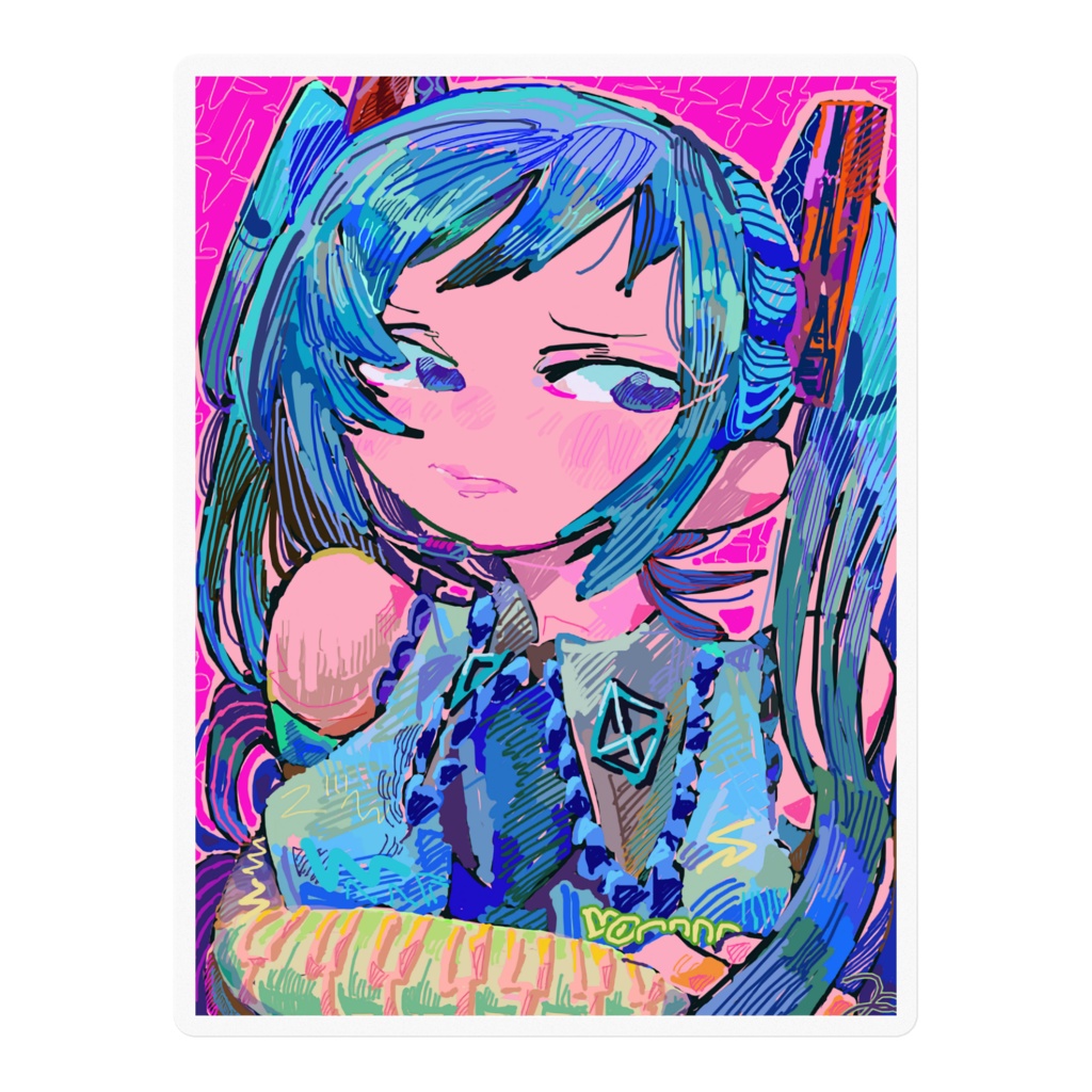 ラブリー初音ミク ステッカー