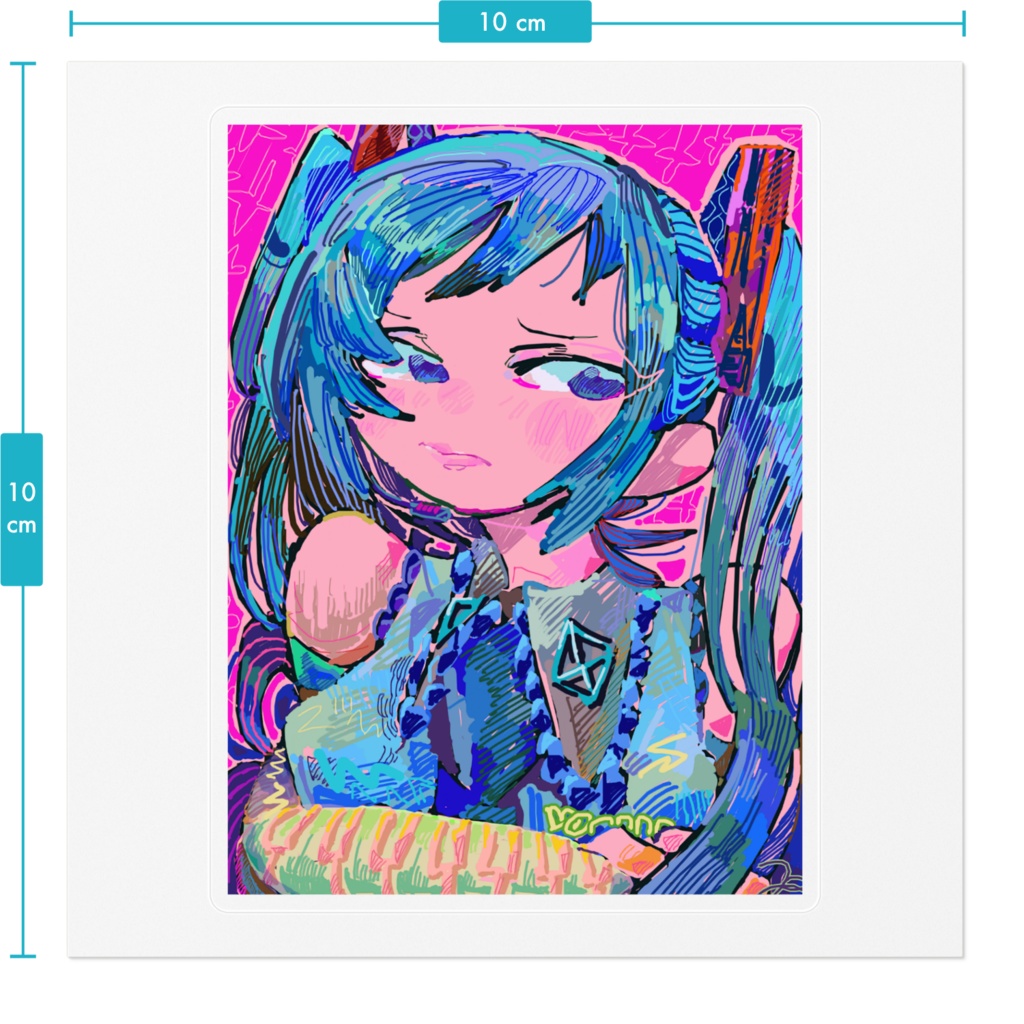 ラブリー初音ミク ステッカー